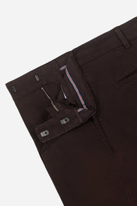 Chino chic gabardine de coton stretch cabosse - BZV3 - BERNARD ZINS