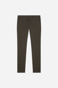 Chino chic gabardine de coton stretch kaki - BZV3 - BERNARD ZINS