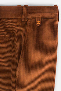 Pantalon coton velours grosses cotes stretch écureuil - BZV2 - BERNARD ZINS