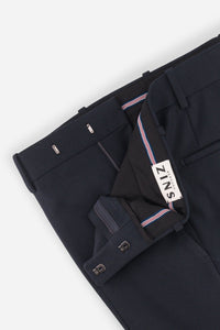 Pantalon flanelle de laine Marine - BZV3 - BERNARD ZINS