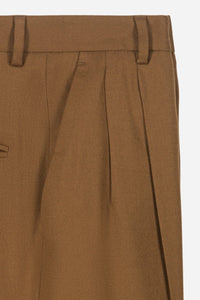 Pantalon Sand taille haute camel - BERNARD ZINS