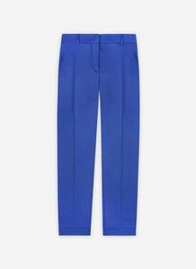 Pantalon slim Socoa en coton stretch bleu - BERNARD ZINS